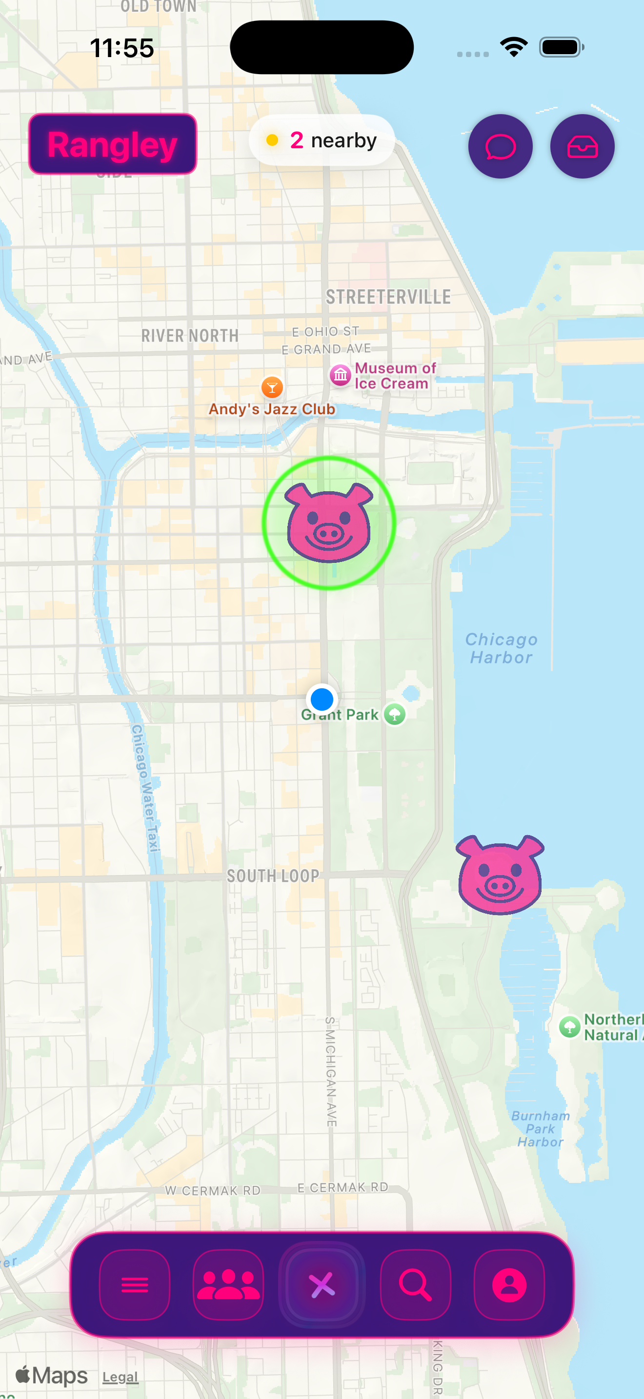 Rangley App Interface